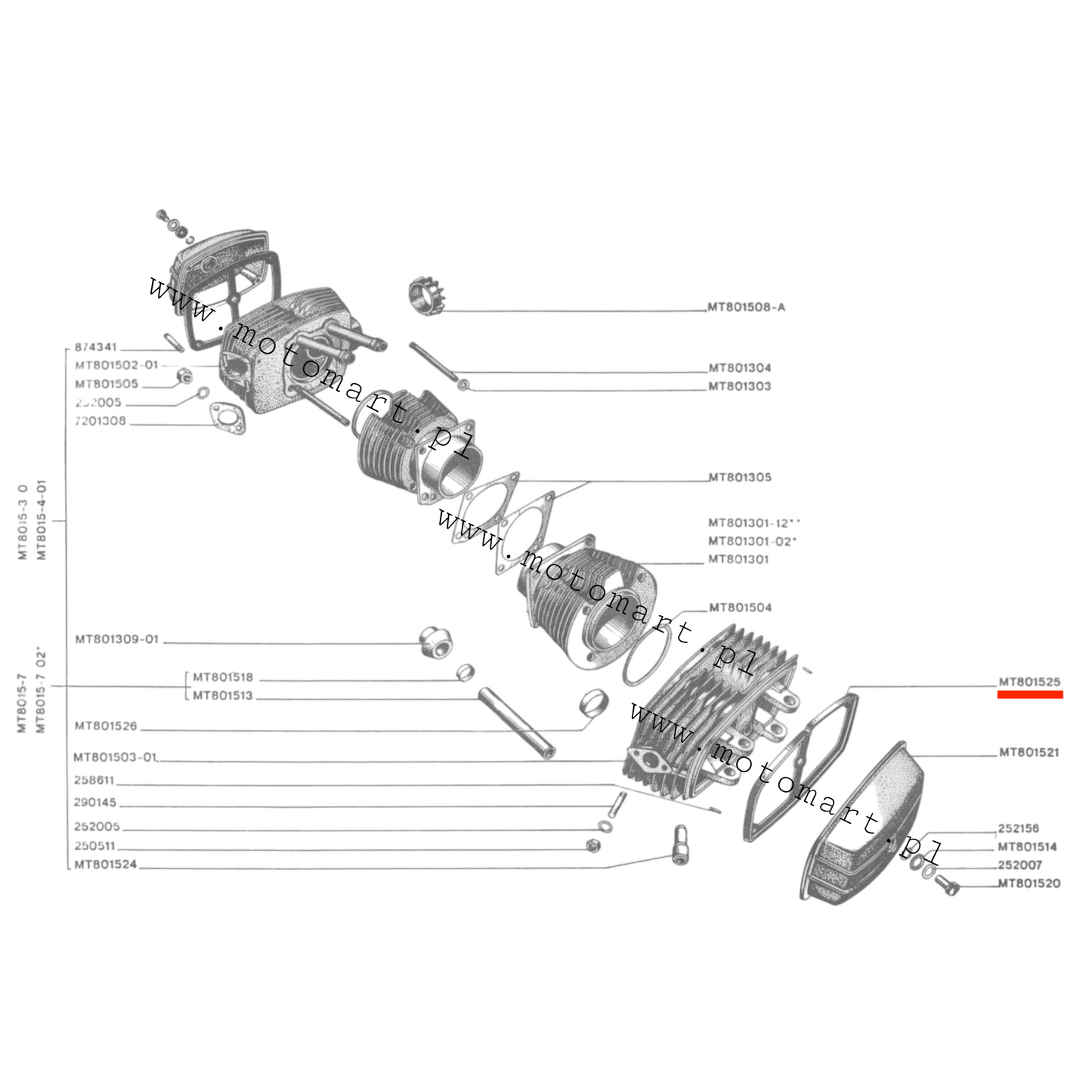 Uszczelki Dniepr MT dekla pokrywy zaworów zawór uszczelka cylindry
