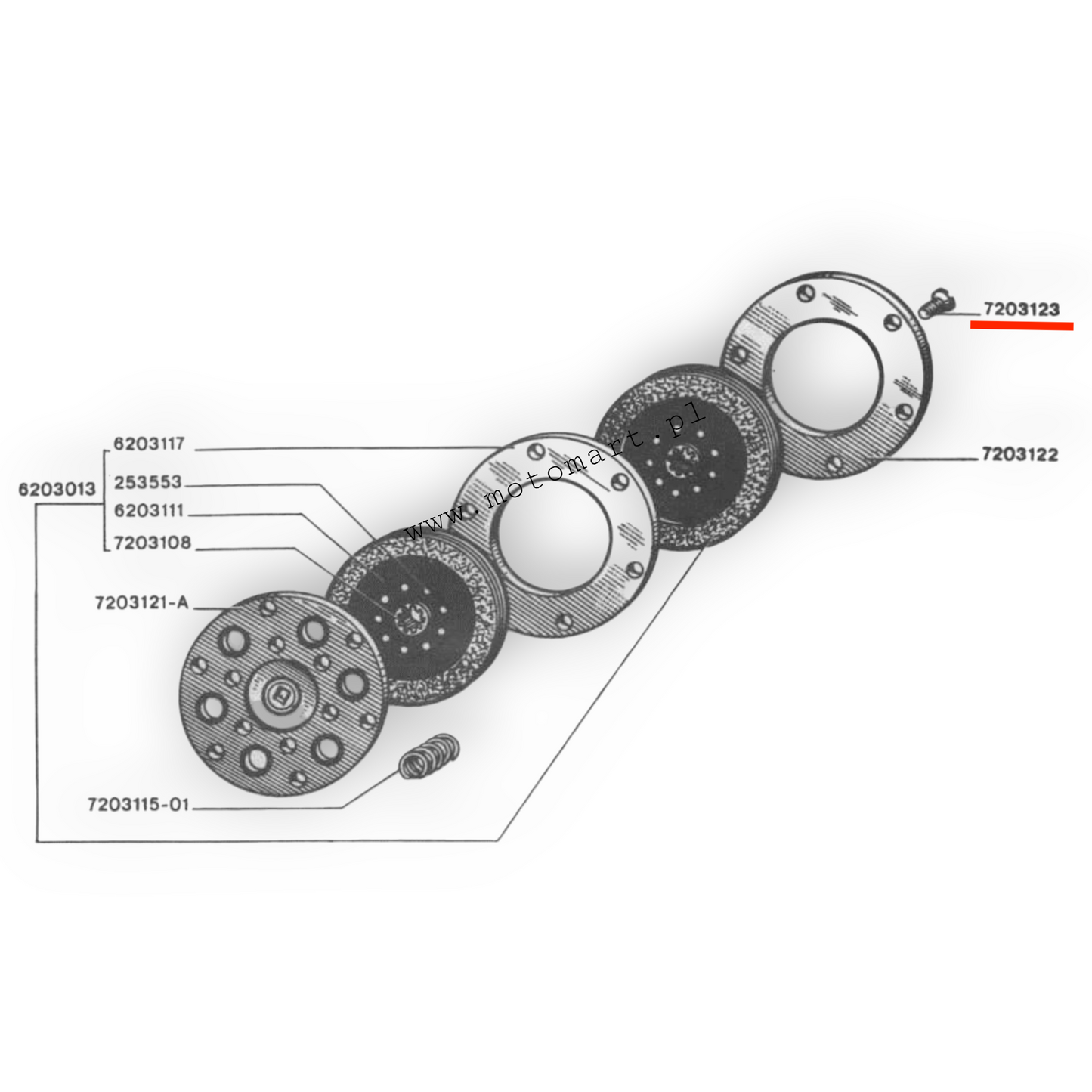 Kupplungsschrauben Dnepr K750 M72 Ural Schrauben Scheibenschraube ORIGINAL