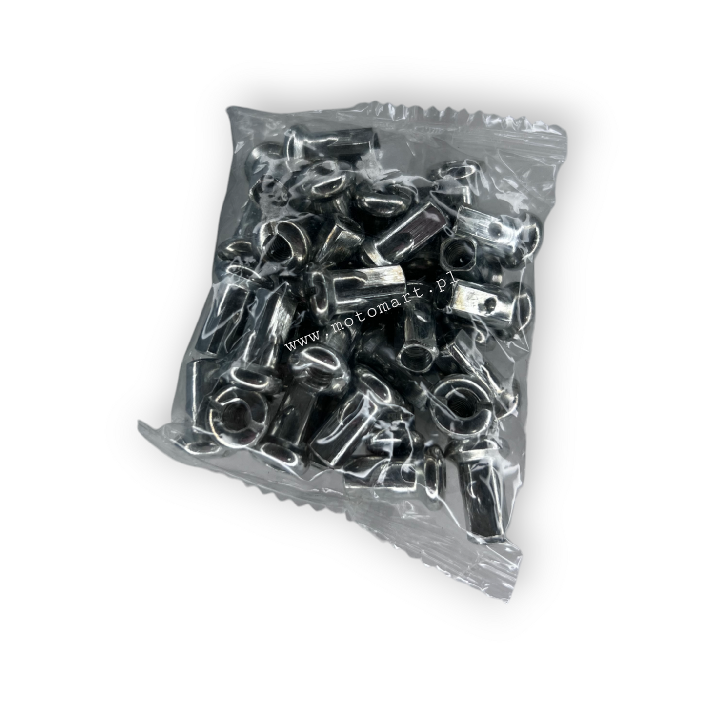 URAL SPOKES SPOKE NIPPLE WHEEL RIM VALVES WHITE - 40 pcs