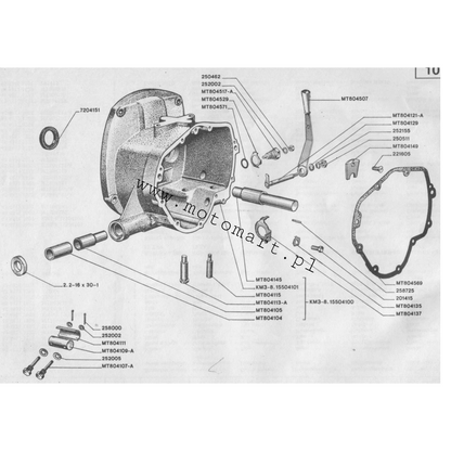 Dnieper gearbox seals, gearbox seals, K750 Ural M72 seals