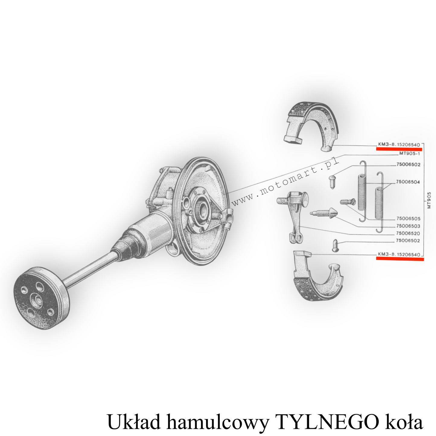 Brake Shoes Brake Shoe Pads Lining K750 Dnepr Front Rear