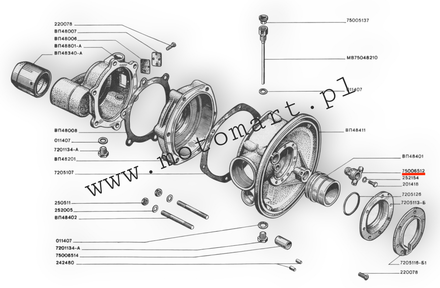 Brake caliper mushroom K750 Dnieper MT SZĘK shoe adjuster ORIGINAL