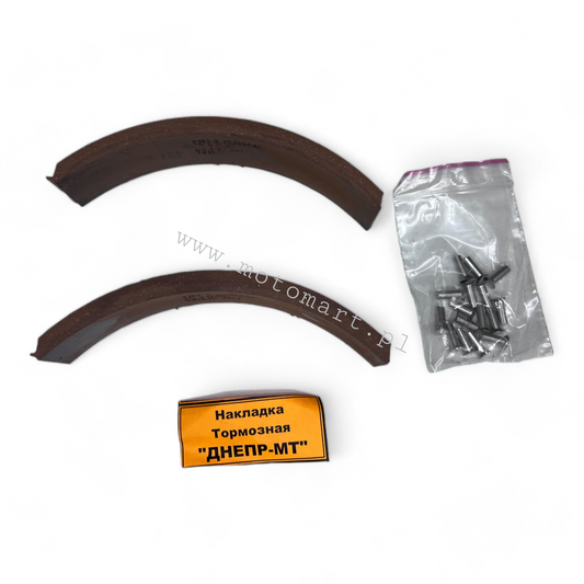 BREMSBACKENBELÄGE DNIEPR URAL MT Bremsbackenbeläge Bremsbeläge