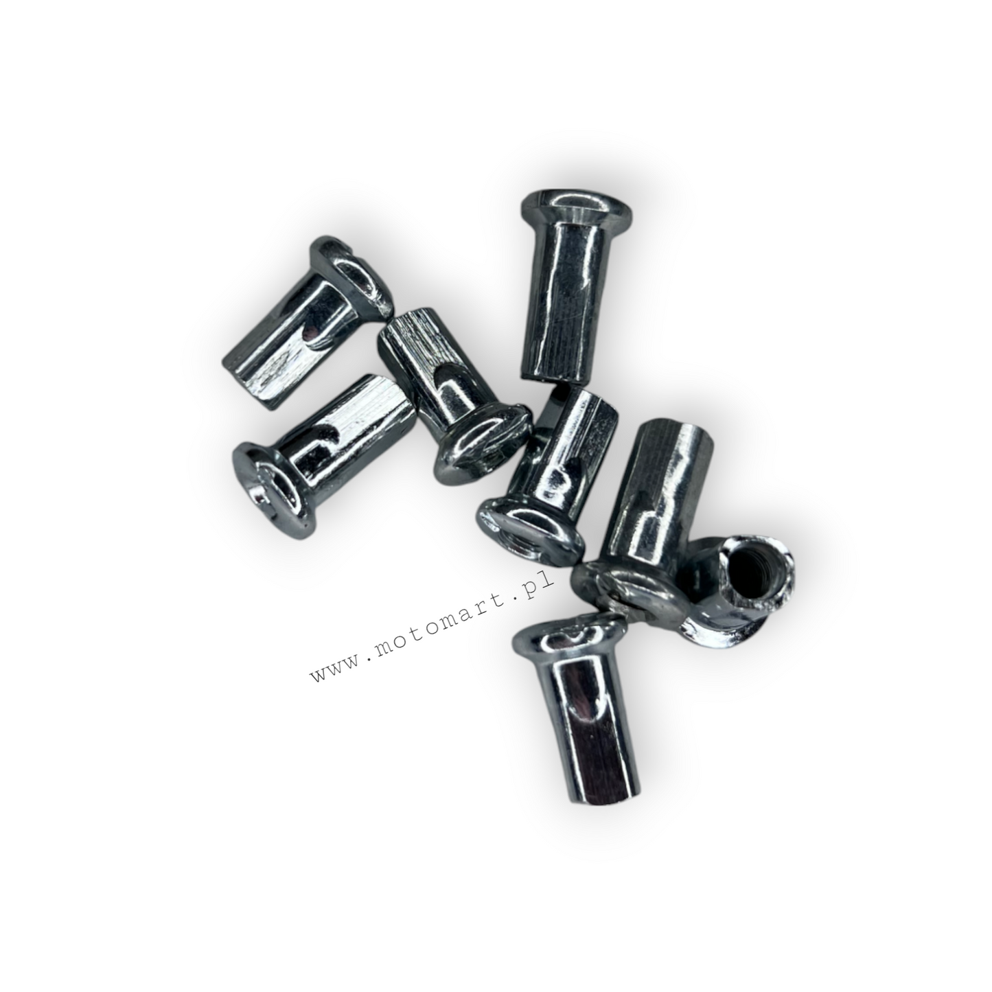 DNIEPR K-750 Speichen, Speichennippel, Felge, weiß, 120 mm, Satz – 41 Stück