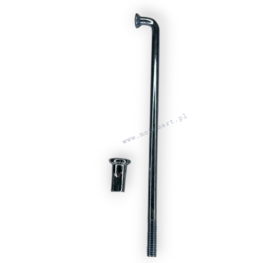 DNIEPR K750 Speichennippel-Felge, Aluminium, Trommel, Weiß, 120 mm